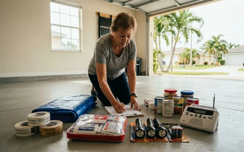 Hurricane preparation checklist items laid out for Cape Coral homeowner